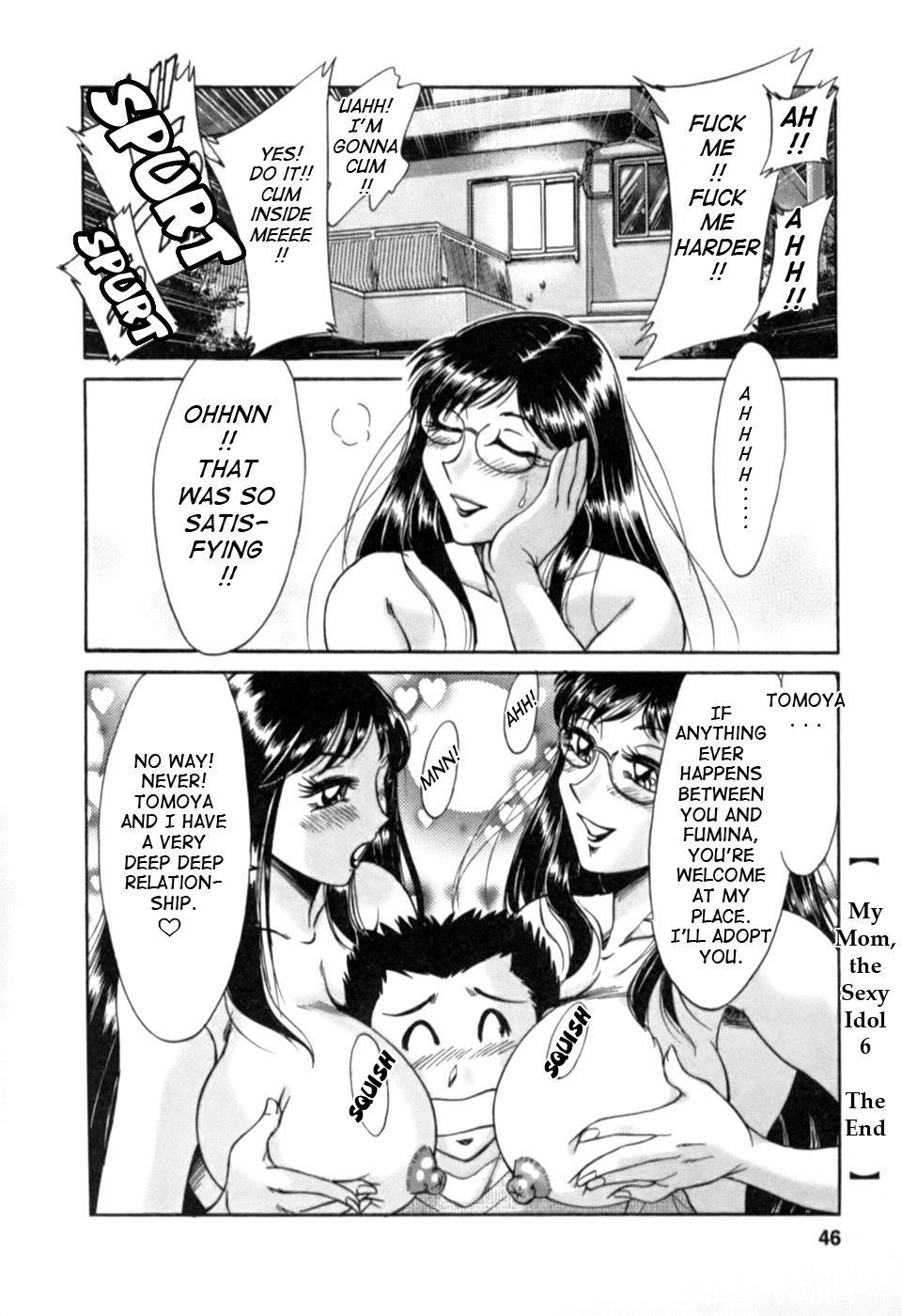 Hentai Manga Comic-My Mom, The Sexy Idol 2-Read-45